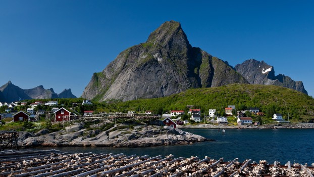 Norvégia - hal, fjord, hegyek