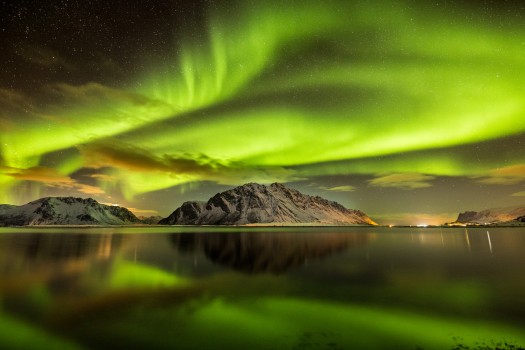 Green sky